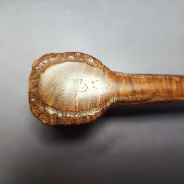 Roger's Rarity by Custombilt Rusticated Panel Estate Briar Pipe, American Estates - Image 3