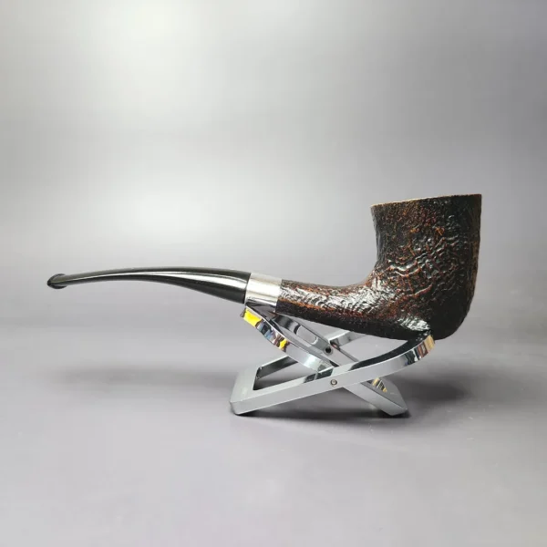 Savinelli Punto Oro Sandblasted Dublin Estate Briar Pipe, Italian Estates - Image 3
