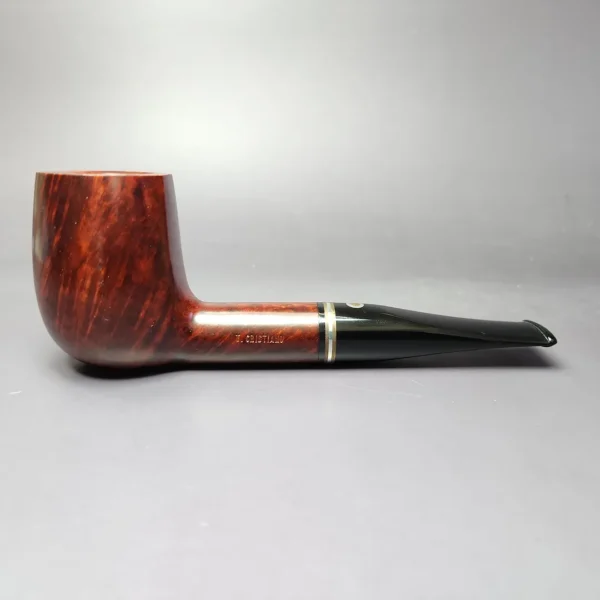 Thomas Cristiano Smooth Billiard Estate Briar Pipe, Unsmoked - Image 3