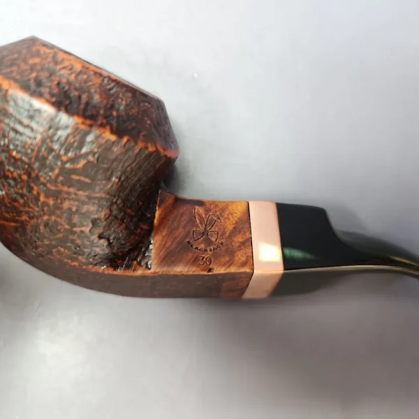Morgan BlackJack 30 Sandblasted Bulldog Briar Pipe, New - Image 3