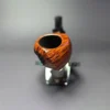 Ping Zhan Smooth Blowfish w/ Plateaux Estate Briar Pipe, Unsmoked - Image 3