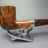 James Upshall Old England Magnum Dublin w/ Les Wood Silver Estate Briar Pipe, Unsmoked - Image 3