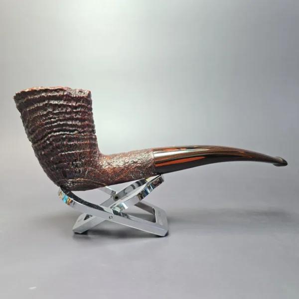 Dunhill 2000 Shilling XL Sandblasted Freehand Estate Briar Pipe, English Estates - Image 3