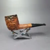 Castello Old Sea Rock SK 33 Rusticated Canadian Estate Briar Pipe, Italian Estates - Image 3