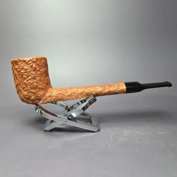 Sean Reum Glacier Rusticated Lumberman Estate Briar Pipe, American Estates - Image 3