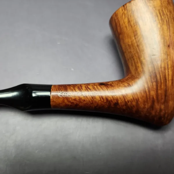 Bari Senior Straight Grain Smooth Pickaxe Estate Briar Pipe, Danish Estates - Image 3