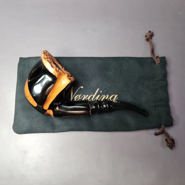 Nording Smooth Fluted Freehand Estate Briar Pipe, Unsmoked - Image 3