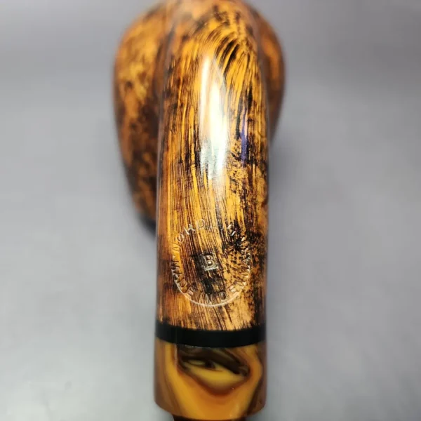 Nording B XL Smooth Bent Billiard Estate Briar Pipe, Unsmoked - Image 3