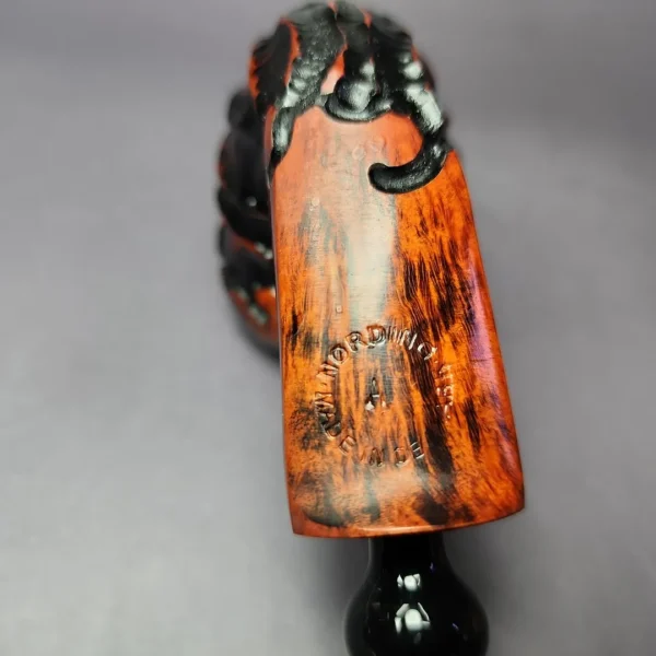 Nording Abstract Partially Rusticated Freehand Estate Briar Pipe, Unsmoked - Image 3