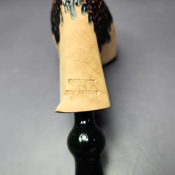 Nording Signature Smooth Partially Rusticated Freehand Estate Briar Pipe, Unsmoked - Image 3