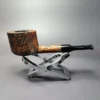 Proxima by Piero Vitale Contrast Sandblasted Pot Briar Pipe, New - Image 3