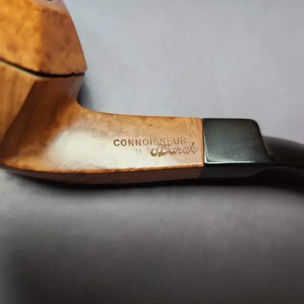 Ed Burak Connoisseur Smooth Facet Bulldog Estate Briar Pipe, American Estates - Image 3