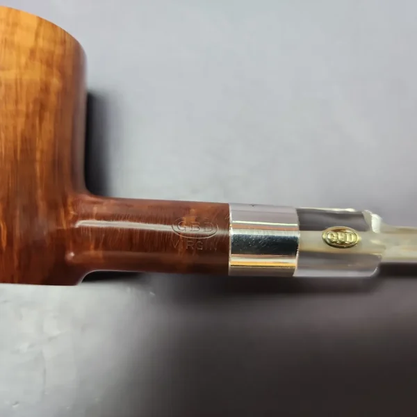 GBD Virgin 1344 Smooth Poker w/ Perspex Estate Briar Pipe, English Estates - Image 3