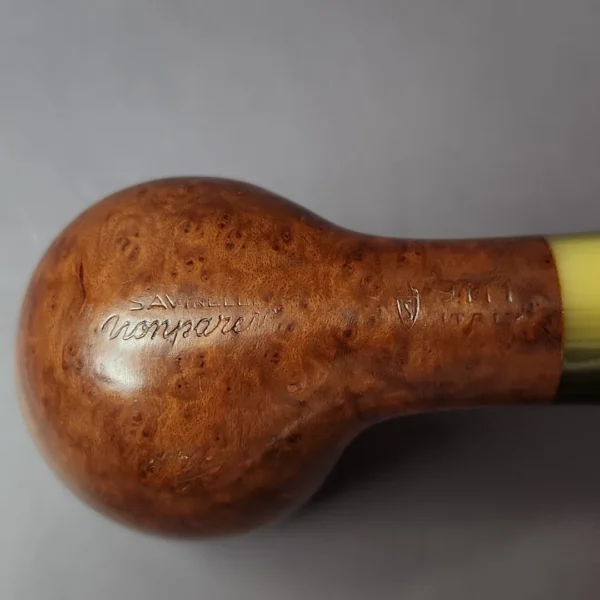 Savinelli Nonpareil 9111 Smooth Billiard Estate Briar Pipe, Italian Estates - Image 3