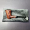Sean Reum Contrast Sandblasted Dublin Briar Pipe, New - Image 3