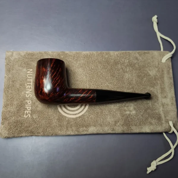 Bruno Nuttens Grade A Smooth Billiard Estate Briar Pipe, Unsmoked - Image 3