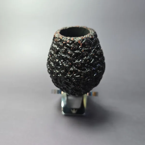 Don Carlos One Note Rusticated Bulldog Estate Briar Pipe, Italian Estates - Image 3