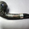 Nording Silver Classic Smooth Rhodesian Horn Estate Briar Pipe, Unsmoked - Image 3