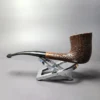 Savinelli Luisa Fiammata 413 KS Sandblasted Dublin Estate Briar Pipe, Italian Estates - Image 3