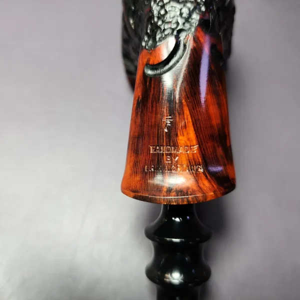 Nording Partially Rusticated Freehand Estate Briar Pipe, Unsmoked - Image 3