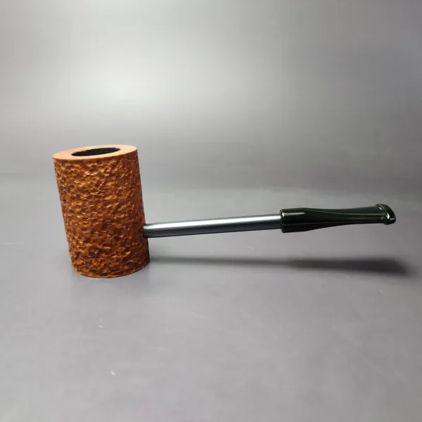 Nording Compass Rusticated Poker Estate Briar Pipe, Unsmoked - Image 4