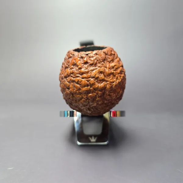 Don Carlos 2 Note Rusticated Brandy Estate Briar Pipe, Italian Estates - Image 4