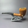 James Upshall (1980s) B Grade Smooth Acorn Estate Briar Pipe, English Estates - Image 4