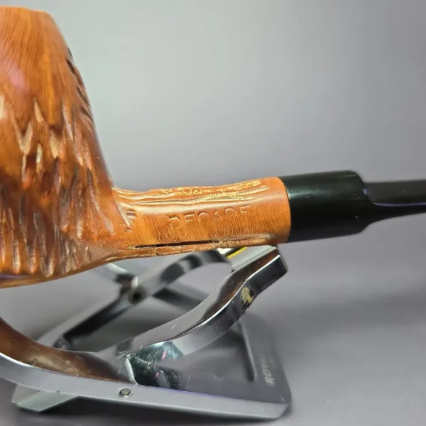 Decade Large Rusticated Freehand Billiard Estate Briar Pipe, Other Estates - Image 4