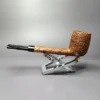 Charatan's Make 20104DC Sandblasted Lumberman Estate Briar Pipe, English Estates - Image 4