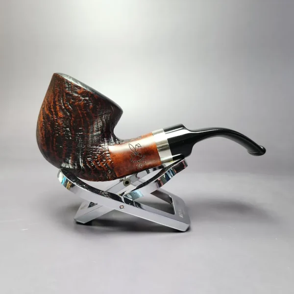 Morgan BlackJack 20 Sandblasted Dublin Briar Pipe, New - Image 4