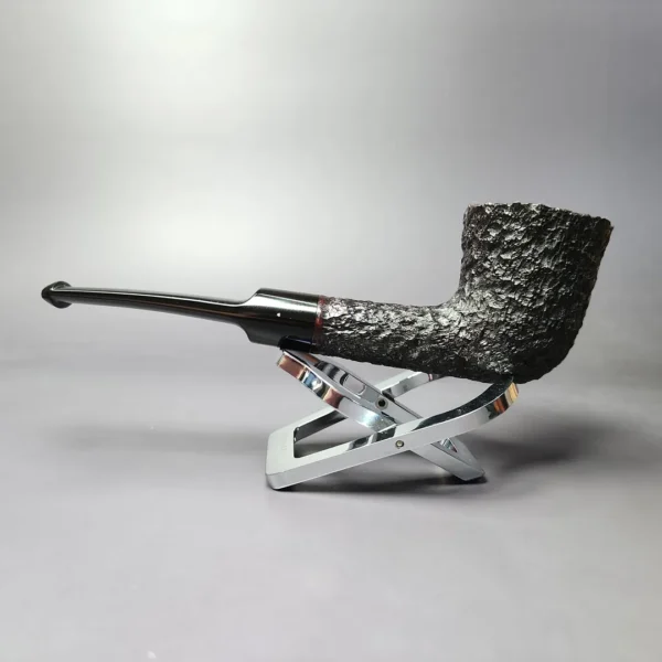 James Upshall Bark Group 6 Rusticated Dublin Estate Briar Pipe, Unsmoked - Image 4
