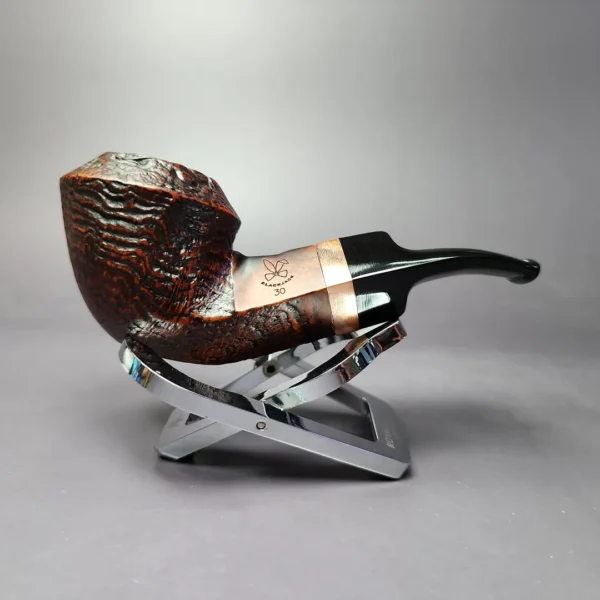 Morgan BlackJack 30 Sandblasted Bulldog Briar Pipe, New - Image 4