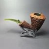 Gregorio Rusticated Freehand Estate Briar Pipe, Unsmoked - Image 4
