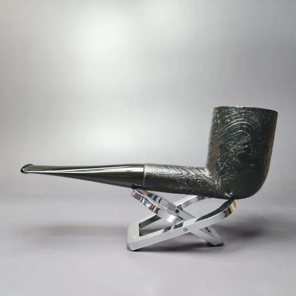 Hilson Sandblast 108 XL Billiard Estate Briar Pipe, Belgian Estates - Image 4