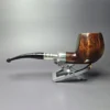 Ferndown Reo 3 Star Silver Spigot Panel Apple Estate Briar Pipe, English Estates - Image 4