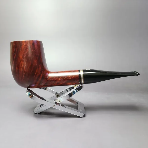 Thomas Cristiano Smooth Billiard Estate Briar Pipe, Unsmoked - Image 4