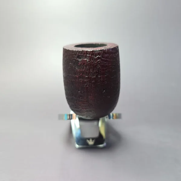 Sean Reum Contrast Sandblasted Saddle Billiard Handmade Briar Pipe, New - Image 4