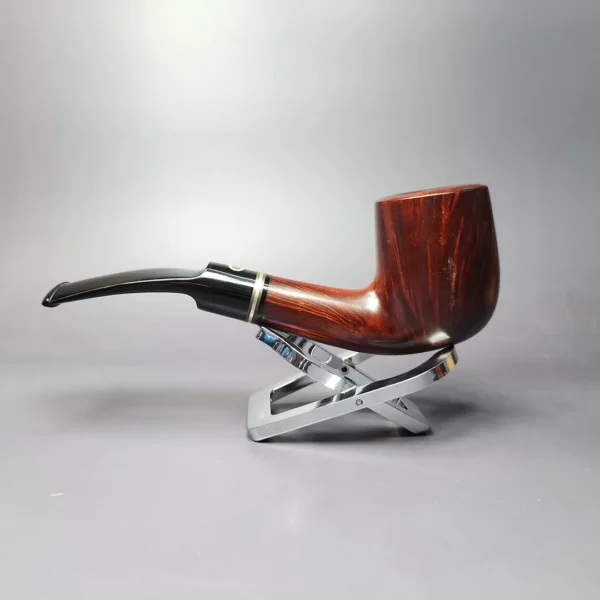 Thomas Cristiano Smooth Bent Billiard Estate Briar Pipe, Unsmoked - Image 4