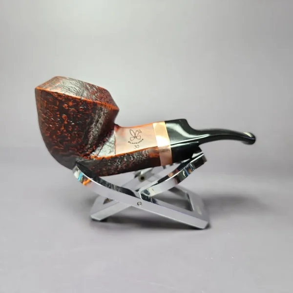 Morgan BlackJack 30 Sandblasted Bulldog Briar Pipe, New - Image 4