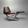Proxima by Piero Vitale Brown Sandblasted Brandy Briar Pipe, New - Image 4