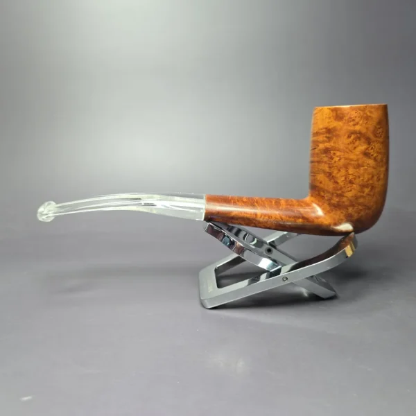 Savinelli De Luxe Milano 130 KS Smooth Stack Estate Briar Pipe, Unsmoked - Image 4