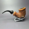 Ardor Urano XL Rusticated Dublin w/ Silver Estate Briar Pipe, Italian Estates - Image 4