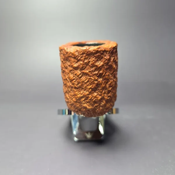Sean Reum Glacier Rusticated Lumberman Estate Briar Pipe, American Estates - Image 4