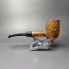 English Rustic Sandblasted Poker Estate Briar Pipe, English Estates - Image 4