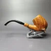 Castello "Castello" 4K Spiral Carved Egg Estate Briar Pipe, Italian Estates - Image 4