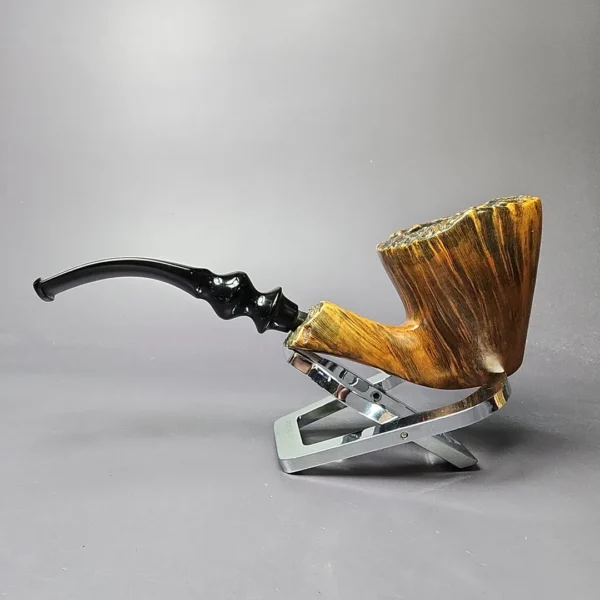 Ben Wade Golden Matt Smooth Freehand Estate Briar Pipe, Danish Estates - Image 4