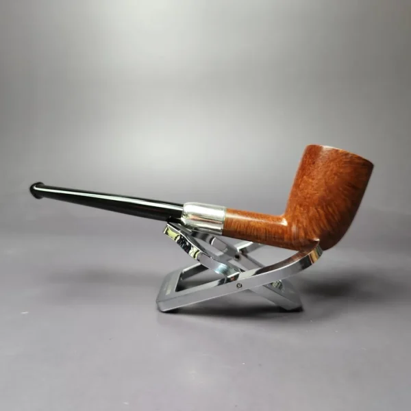 WDC Sterling Hand Made Smooth Army Mount Dublin Estate Briar Pipe, American Estates - Image 4