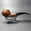 Chacom Flame Grain 871 Sandblasted Author Estate Briar Pipe, Unsmoked - Image 4