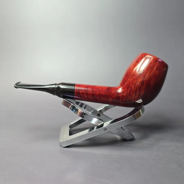 PapaBearPipes by Tim Beaumont Smooth Anse Handmade Briar Pipe, New - Image 4