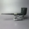 Pipe Tristan Granite Rusticated Army Mount Billiard Handmade Briar Pipe, New - Image 4